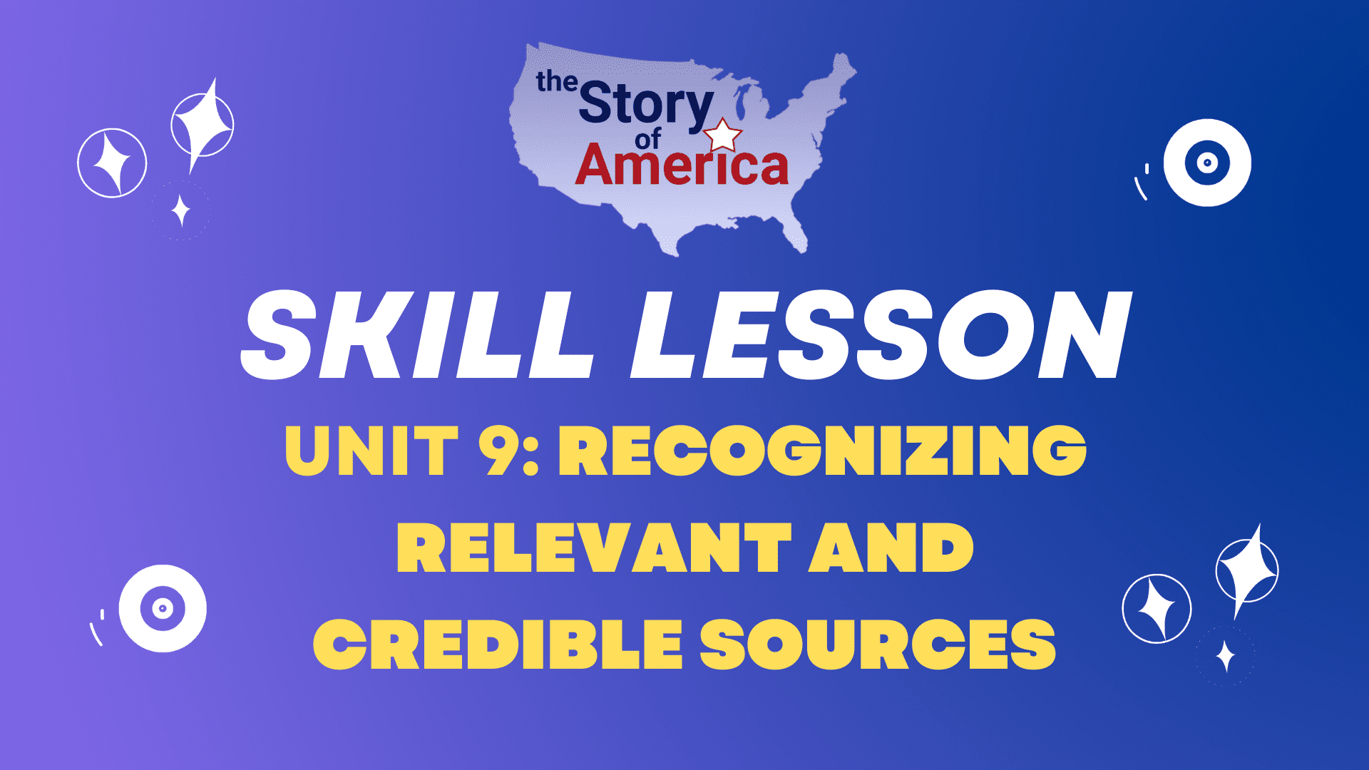 SKILL LESSON